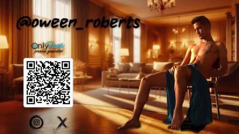 Snapshot of oween_roberts chatting on January 12, 2:41 pm Oween online show from January 12, 2:41 pm