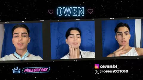 Snapshot of owenblue__ chatting on October 1, 1:20 am Owen Independent model online show from October 1, 1:20 am