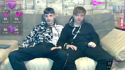 Max tall dark-haired guy with tattoos and Phil blond-haired online show from May 12, 2:31 am