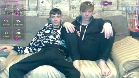 Max tall dark-haired guy with tattoos and Phil blond-haired online show from May 14, 2:20 am
