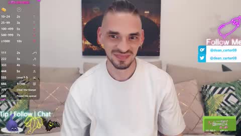 Snapshot of secret_sir chatting on October 19, 11:08 pm Dean Carter online show from October 19, 11:08 pm