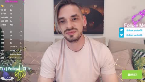 Snapshot of secret_sir chatting on October 27, 12:02 am Dean Carter online show from October 27, 12:02 am