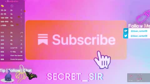 Dean Carter online show from February 13, 12:06 am