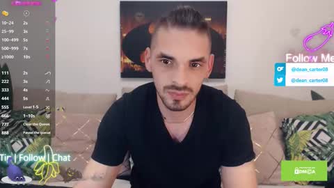 Snapshot of secret_sir chatting on October 26, 12:01 am Dean Carter online show from October 26, 12:01 am