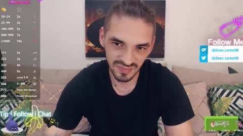 Snapshot of secret_sir chatting on October 14, 9:55 pm Dean Carter online show from October 14, 9:55 pm