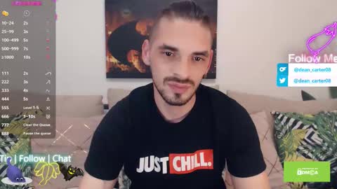 Snapshot of secret_sir chatting on October 29, 11:18 pm Dean Carter online show from October 29, 11:18 pm