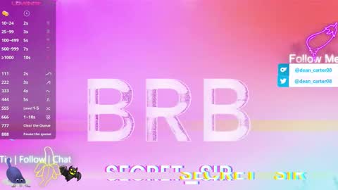 Dean Carter online show from December 23, 12:52 am