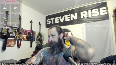 StevenRiseNYC online show from November 17, 1:36 pm