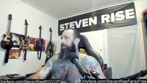Snapshot of stevenrisenyc chatting on October 8, 12:31 pm StevenRiseNYC online show from October 8, 12:31 pm