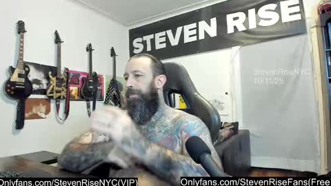 Snapshot of stevenrisenyc chatting on October 12, 1:10 am StevenRiseNYC online show from October 12, 1:10 am