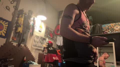 Snapshot of str8foryouguy chatting on February 1, 1:34 am Str8 online show from February 1, 1:34 am