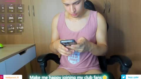  Follow me on Twitter boys ryder and instagram teddyscoot 12  online show from March 10, 12:06 pm