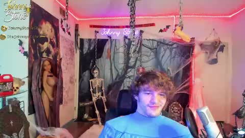 Snapshot of thejohnnystone chatting on October 10, 12:15 am Johnny Stone online show from October 10, 12:15 am