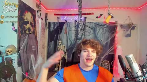 Snapshot of thejohnnystone chatting on October 5, 12:25 am Johnny Stone online show from October 5, 12:25 am