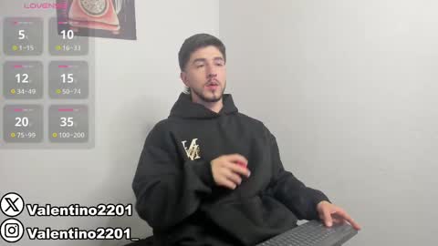 Snapshot of valentino2201 chatting on March 1, 1:11 am valentino online show from March 1, 1:11 am