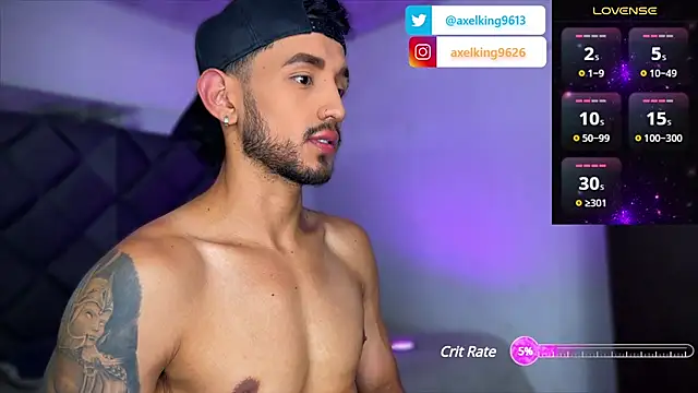 Snapshot of AxelKing1326 chatting on February 19, 9:47 pm AxelKing1326 online show from February 19, 9:47 pm