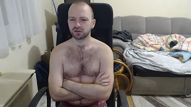 Snapshot of RealManHaveHairy chatting on January 17, 6:26 am RealManHaveHairy online show from January 17, 6:26 am