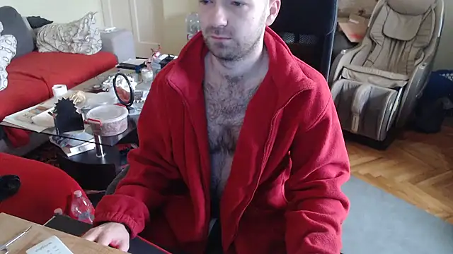 Snapshot of RealManHaveHairy chatting on February 24, 8:06 am RealManHaveHairy online show from February 24, 8:06 am