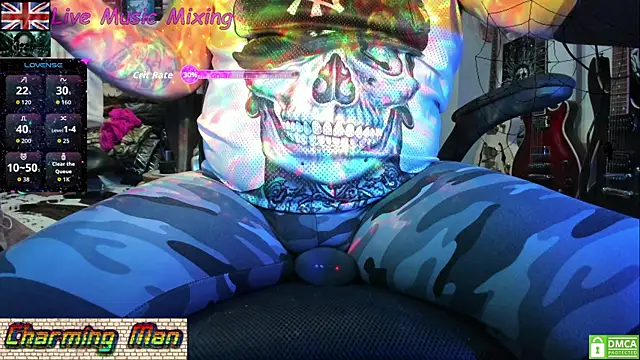 Snapshot of TheGothKing chatting on October 7, 6:45 pm TheGothKing online show from October 7, 6:45 pm