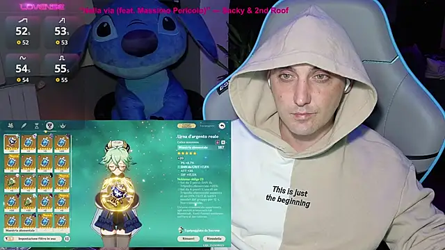 Snapshot of Gil_gamesh90 chatting on October 30, 6:53 pm Gil gamesh90 online show from October 30, 6:53 pm