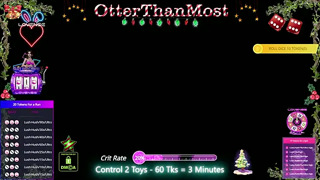 Snapshot of Otterthanmost chatting on December 17, 1:50 am Otterthanmost online show from December 17, 1:50 am