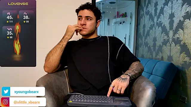 Snapshot of xlittle_xbearx chatting on February 6, 8:29 am xlittle xbearx online show from February 6, 8:29 am