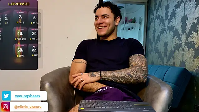 Snapshot of xlittle_xbearx chatting on February 7, 7:18 am xlittle xbearx online show from February 7, 7:18 am