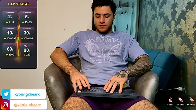 Snapshot of xlittle_xbearx chatting on February 3, 8:57 am xlittle xbearx online show from February 3, 8:57 am