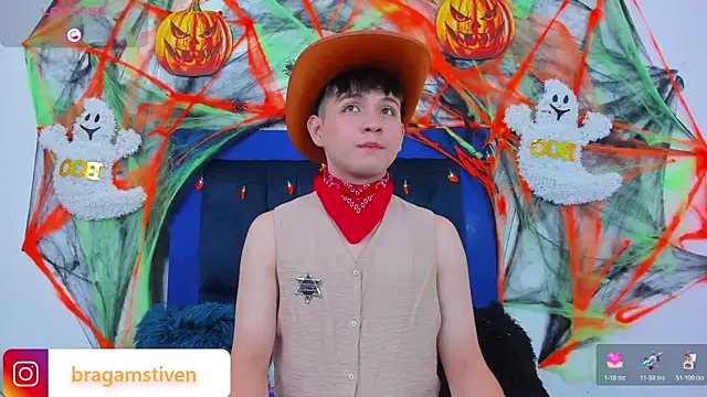 Snapshot of Bragam_Stiven chatting on October 17, 6:06 am Bragam Stiven online show from October 17, 6:06 am