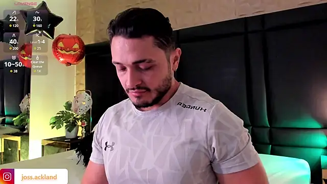 Snapshot of JossAckland chatting on October 29, 7:50 pm JossAckland online show from October 29, 7:50 pm