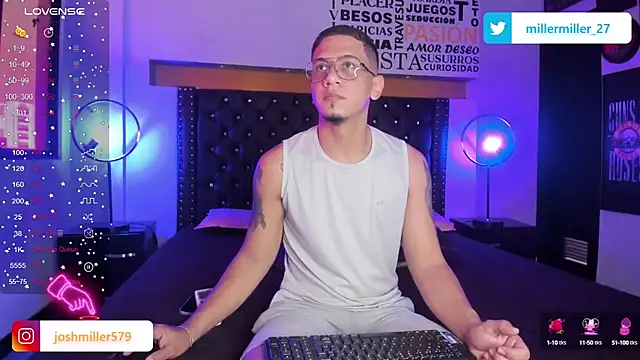 Snapshot of JoshMillerr_ chatting on January 24, 7:49 pm JoshMillerr online show from January 24, 7:49 pm