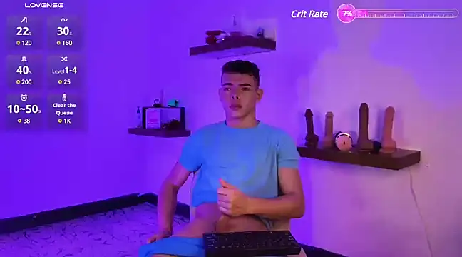 Snapshot of Nijinsky_LatinBoy chatting on February 28, 12:20 pm Nijinsky LatinBoy online show from February 28, 12:20 pm