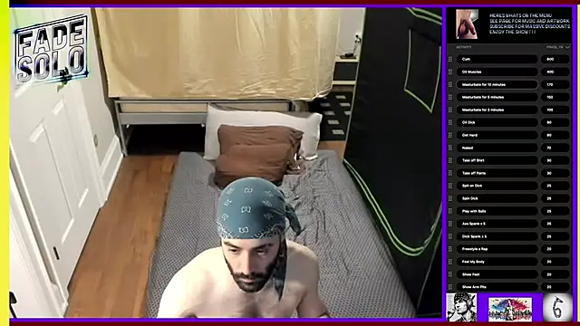 Snapshot of Faded-Solo chatting on March 12, 3:02 am Faded-Solo online show from March 12, 3:02 am