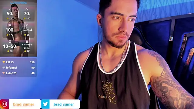 Snapshot of Brad_Summer chatting on October 4, 5:51 pm Brad Summer online show from October 4, 5:51 pm