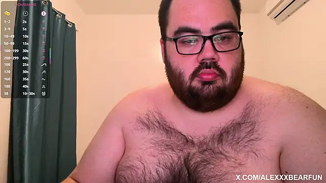 alexxxbear online show from February 4, 8:37 pm