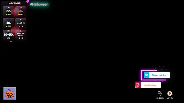 Snapshot of OliverTwinky chatting on October 7, 1:59 pm OliverTwinky online show from October 7, 1:59 pm