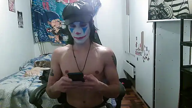 Snapshot of SHACOklown chatting on October 3, 4:50 am SHACOklown online show from October 3, 4:50 am