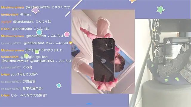 Snapshot of marumaru_00 chatting on October 1, 5:00 am marumaru 00 online show from October 1, 5:00 am