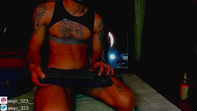 Snapshot of alejo__323__ chatting on October 9, 4:17 am alejo 323 online show from October 9, 4:17 am