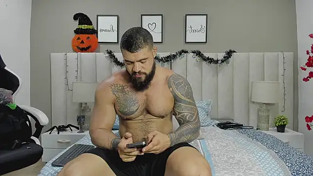 college muscle ass1 online show from October 18, 6:46 pm
