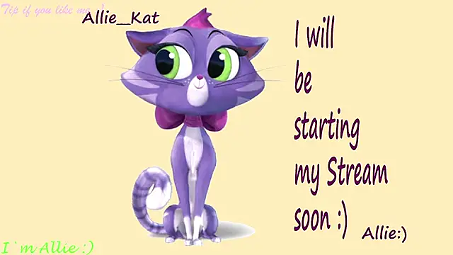 Allie Kat online show from April 26, 1:52 pm