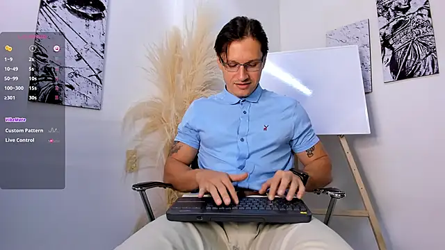 Justin valverde online show from November 26, 2:58 am