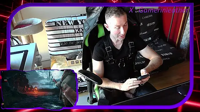 Gamerinleather online show from November 11, 2:11 pm