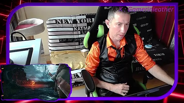 Gamerinleather online show from November 15, 11:01 am
