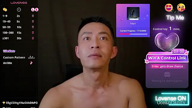 OceanCandy9 online show from January 11, 4:22 pm