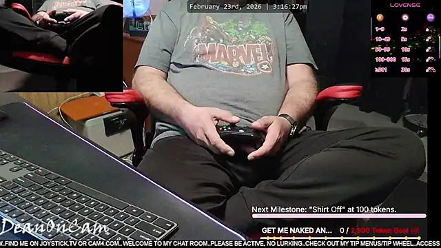 DeanonCam online show from February 23, 9:16 pm