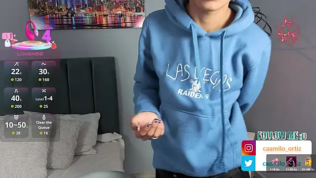  camilo ortiz online show from April 13, 1:45 pm