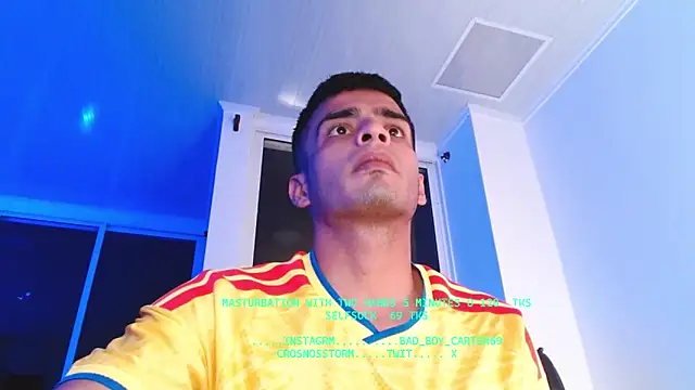 Bad Boy Carter69 online show from April 19, 6:46 am