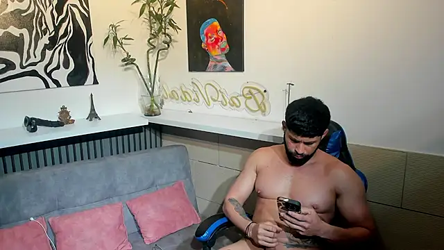 RikyAaron online show from June 23, 1:10 am