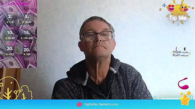 Snapshot of bigballnz chatting on March 7, 10:32 pm bigballnz online show from March 7, 10:32 pm